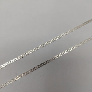 CADENA TEJIDO GUCHI PLATA .925 55 CM 3.6 GR (NUEVO)