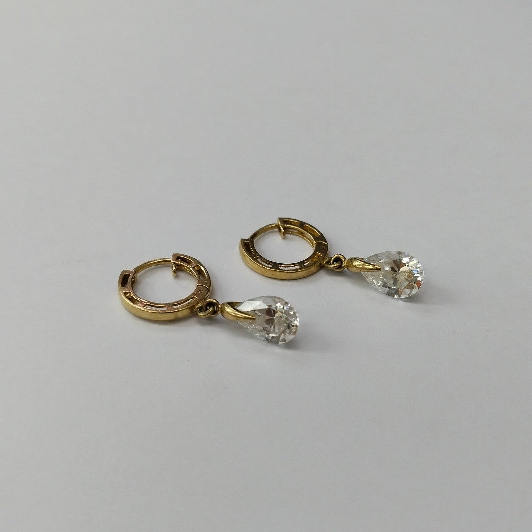 ARRACADAS PAR ORO 14 K 2,30 GRMS (SEMINUEVO)