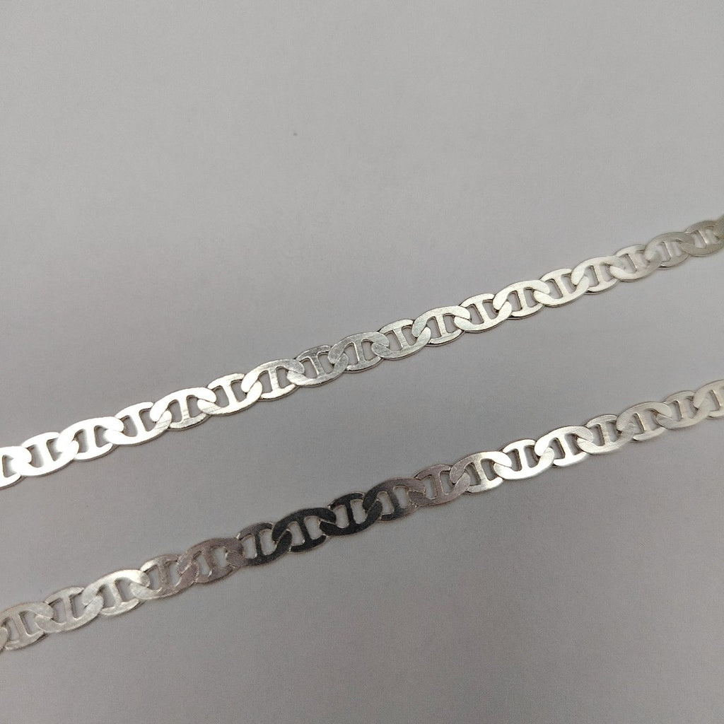 CADENA TEJIDO GUCHI PLATA .925 55 CM 12.9 GR (NUEVO)