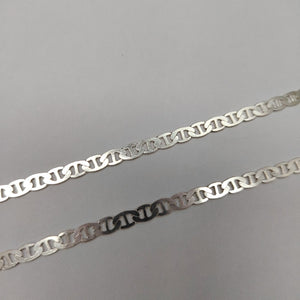 CADENA TEJIDO GUCHI PLATA .925 55 CM 12.9 GR (NUEVO)