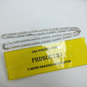 CADENA TEJIDO MARINERO PLATA .925 55 CM 7.8 GR (NUEVO)