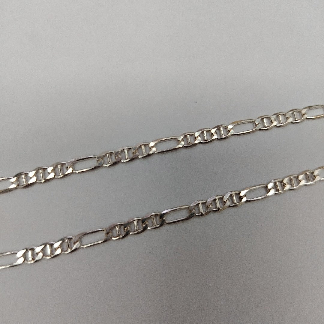 CADENA TEJIDO 3X1 PLATA .925 60 CM 8.5 GR (NUEVO)