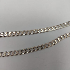 CADENA TEJIDO BARBADO PLATA .925 55 CM 12.8 GR (NUEVO)