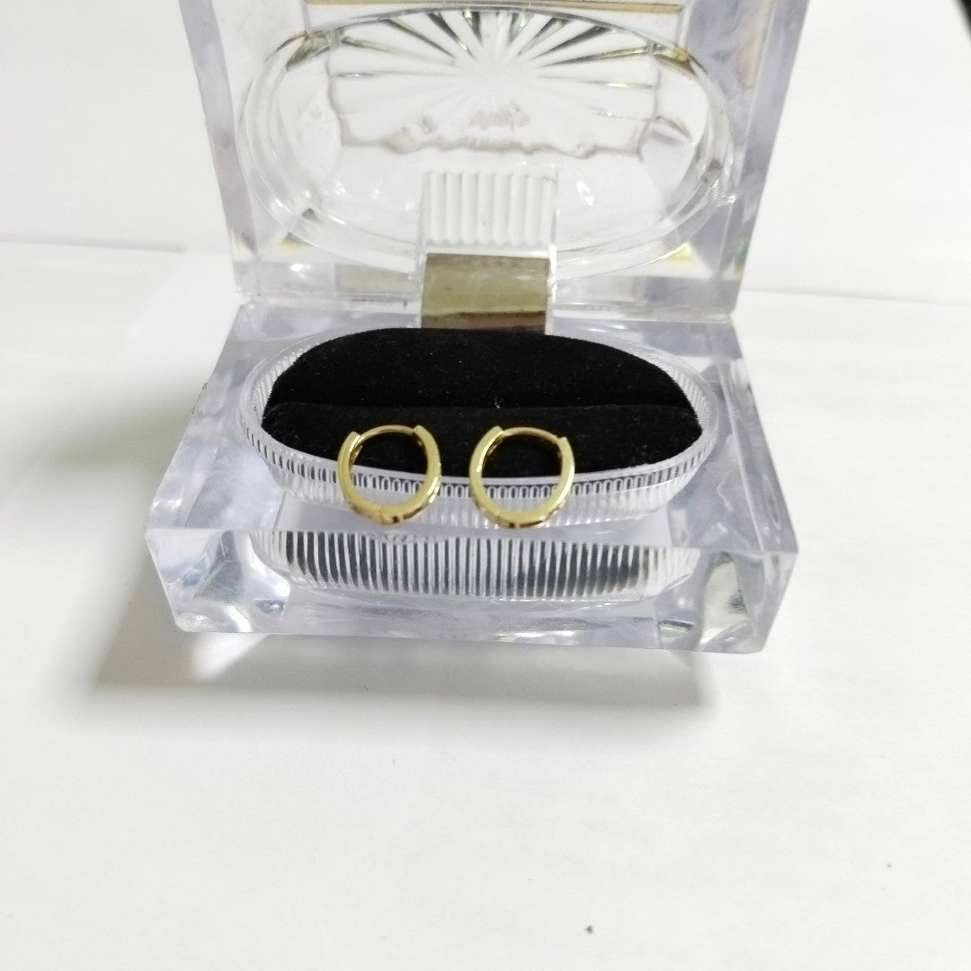 ARRACADAS PAR ORO 14 K 1,20 GRMS (SEMINUEVO)