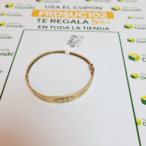 PULSERA RIGIDA ORO 14 K 9,20 GRMS (SEMINUEVO)