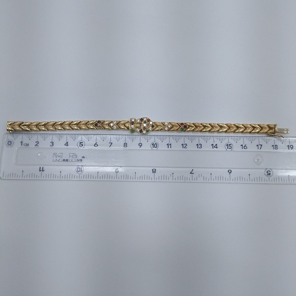 PULSERA ORO 14 K 14.2 GRMS (SEMINUEVO)