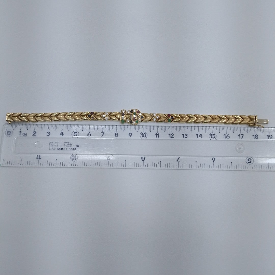 PULSERA ORO 14 K 14.2 GRMS (SEMINUEVO)