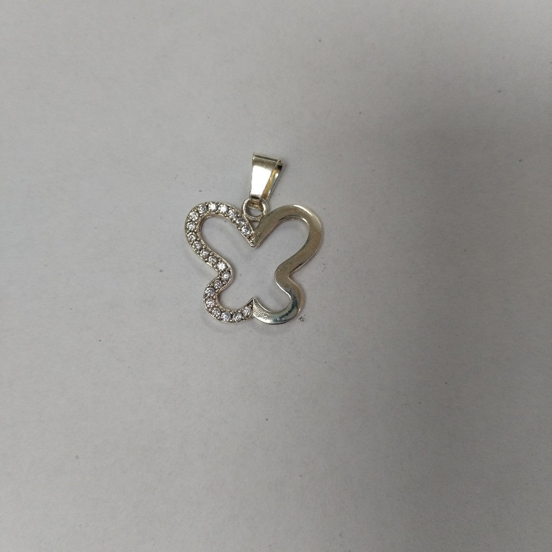 DIJE MARIPOSA C/CIRCONIAS PLATA .925 2.3 GR (NUEVO)