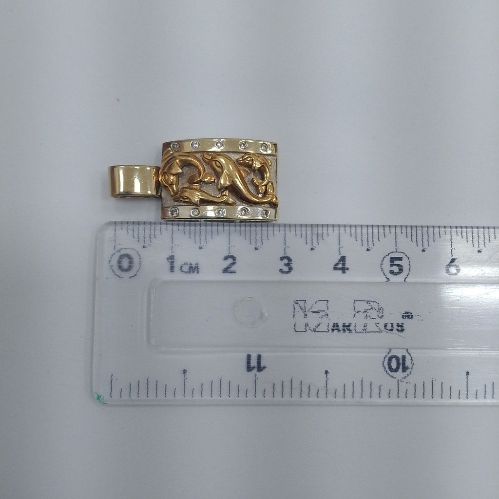 DIJE ORO COMBINADO 18 K 7 GRMS (SEMINUEVO)