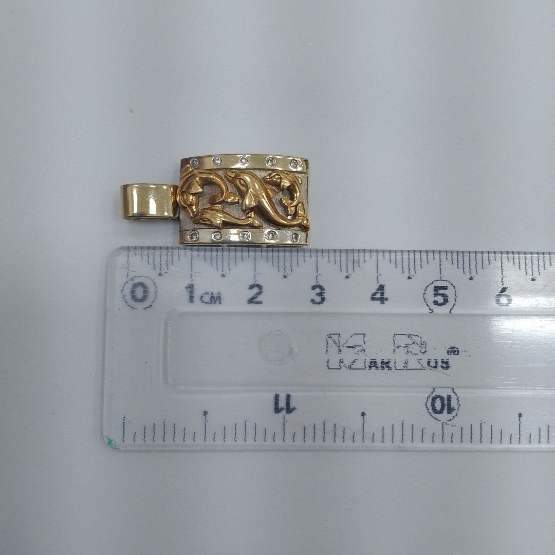 DIJE ORO COMBINADO 18 K 7 GRMS (SEMINUEVO)