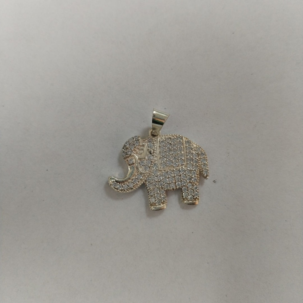 DIJE ELEFANTE C/CIRCONIAS PLATA .925 5.3 GR (NUEVO)