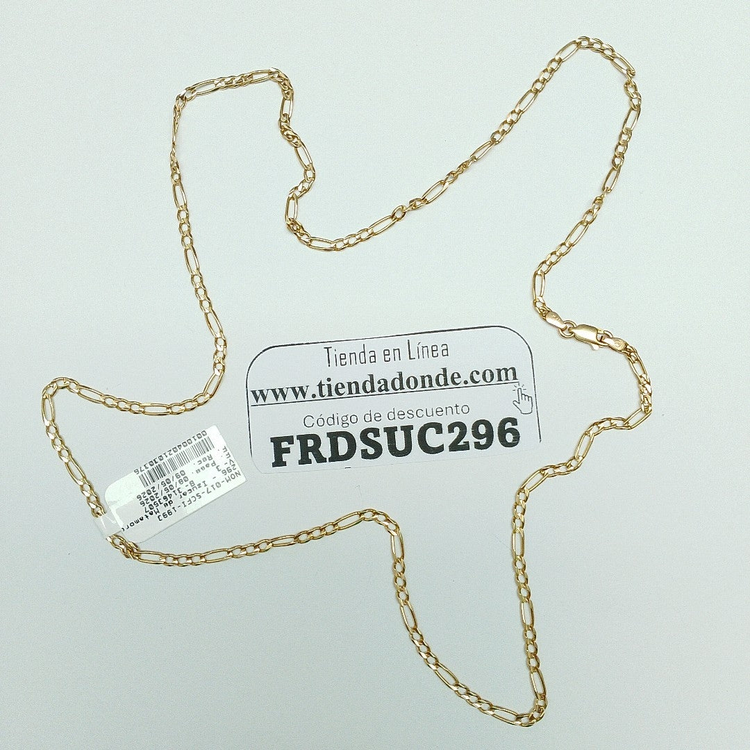 CADENA ORO 14 K 9 GRMS (SEMINUEVO)