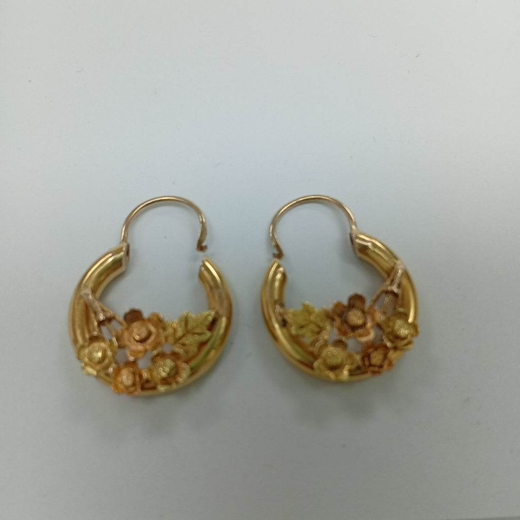 ARRACADAS PAR ORO 18 K 6.3 GRMS (SEMINUEVO)