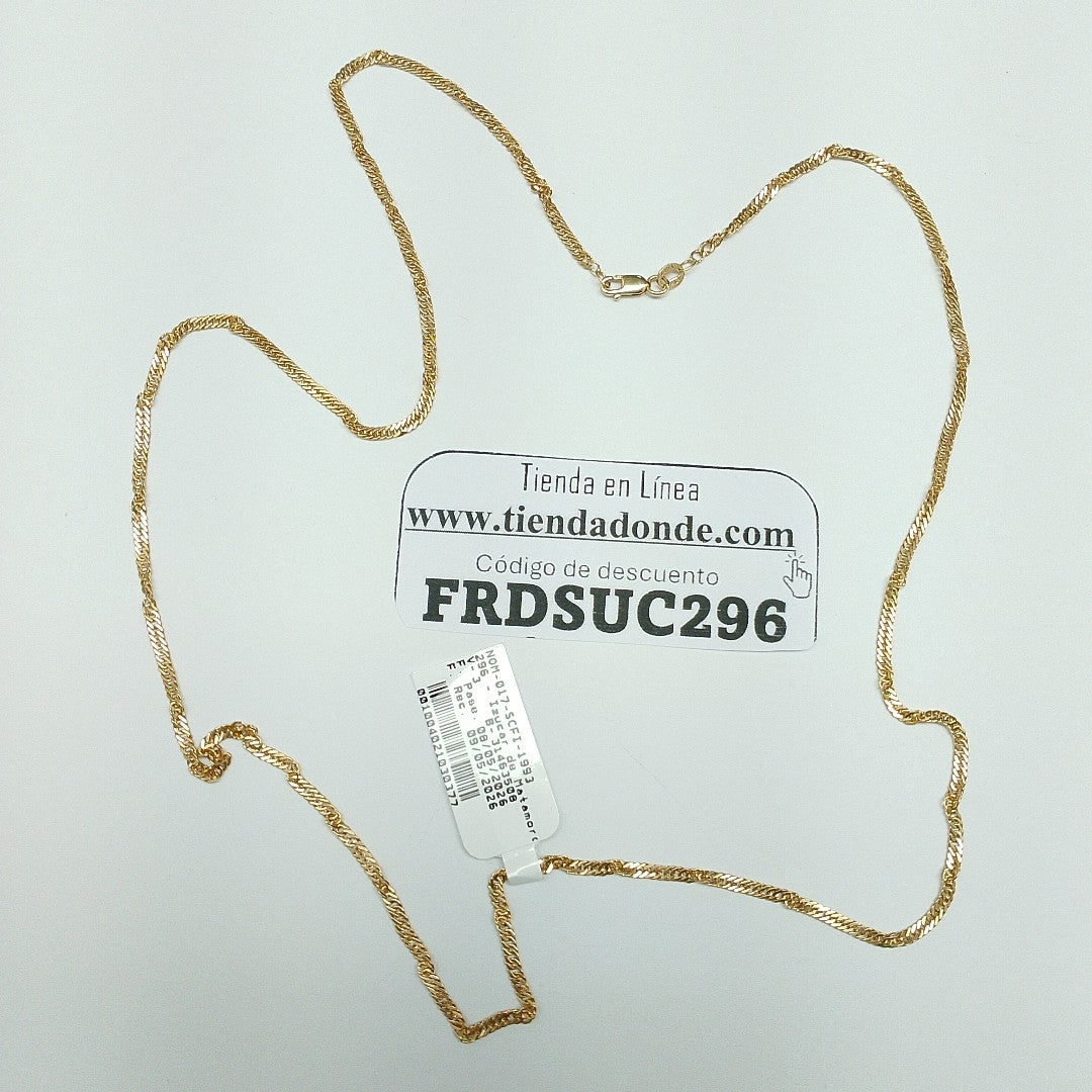 CADENA ORO 14 K 6 GRMS (SEMINUEVO)
