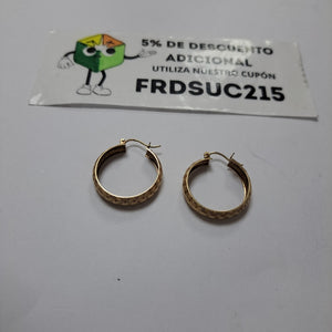 ARRACADAS PAR ORO 8 K 2.8 GRMS (SEMINUEVO)