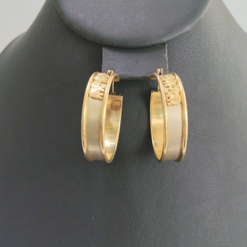 ARRACADAS PAR ORO 14 K 9,60 GRMS (SEMINUEVO)