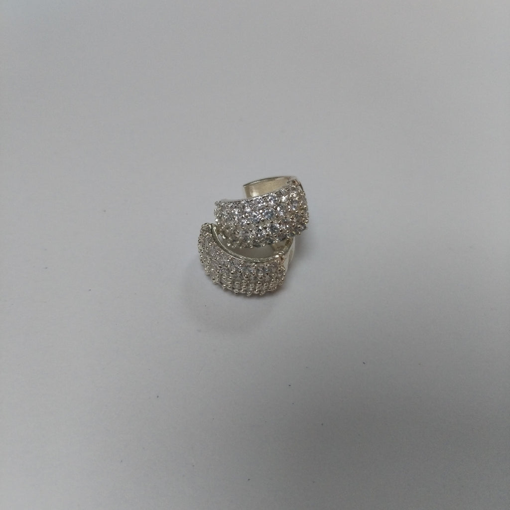 HUGGIES C/CIRCONIAS PLATA .925 5.6 GR (NUEVO)