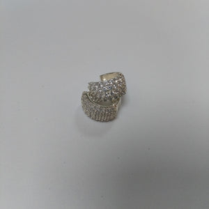 HUGGIES C/CIRCONIAS PLATA .925 5.6 GR (NUEVO)