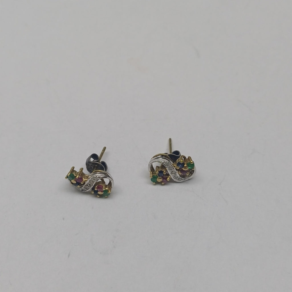 BROQUELES PAR ORO 14 K 1,70 GRMS (SEMINUEVO)