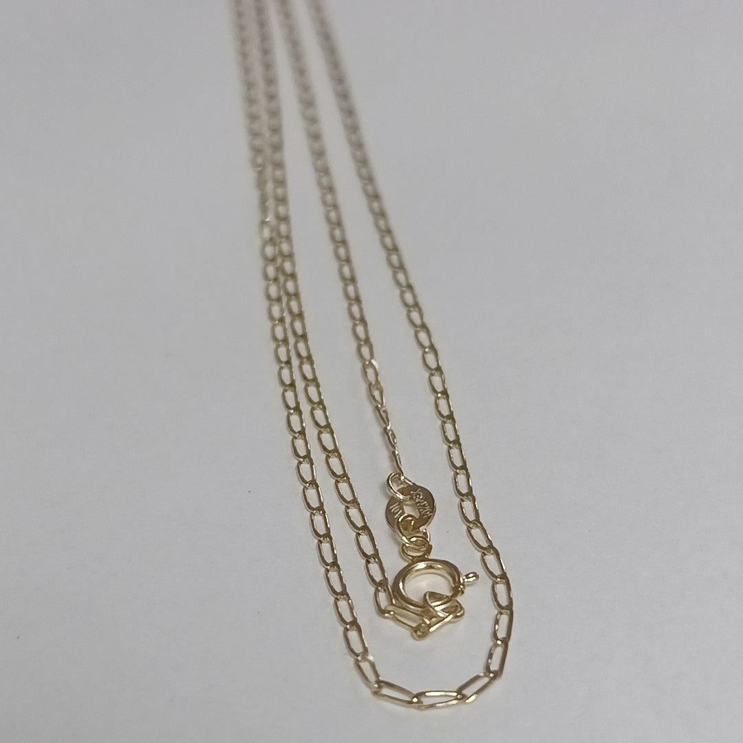 CADENAS TEJIDO ESLABONES ORO 10K 60 CM 2 GR (NUEVO)