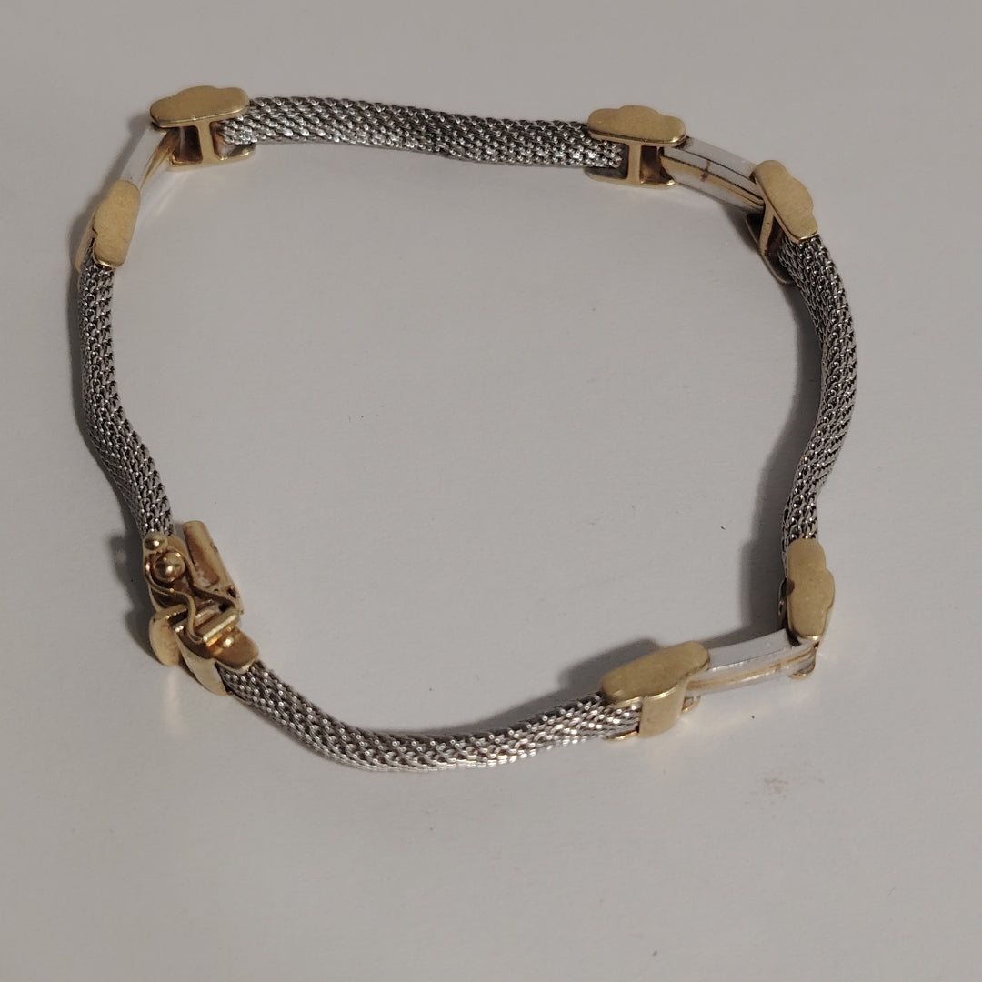 PULSERA ORO,ORO COMBINADO 10 K 10,00 GRMS (SEMINUEVO)