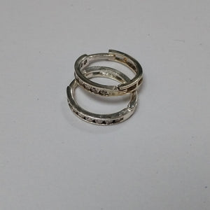 ARRACADAS C/CIRCONIAS PLATA .925 2.1 GR (NUEVO)