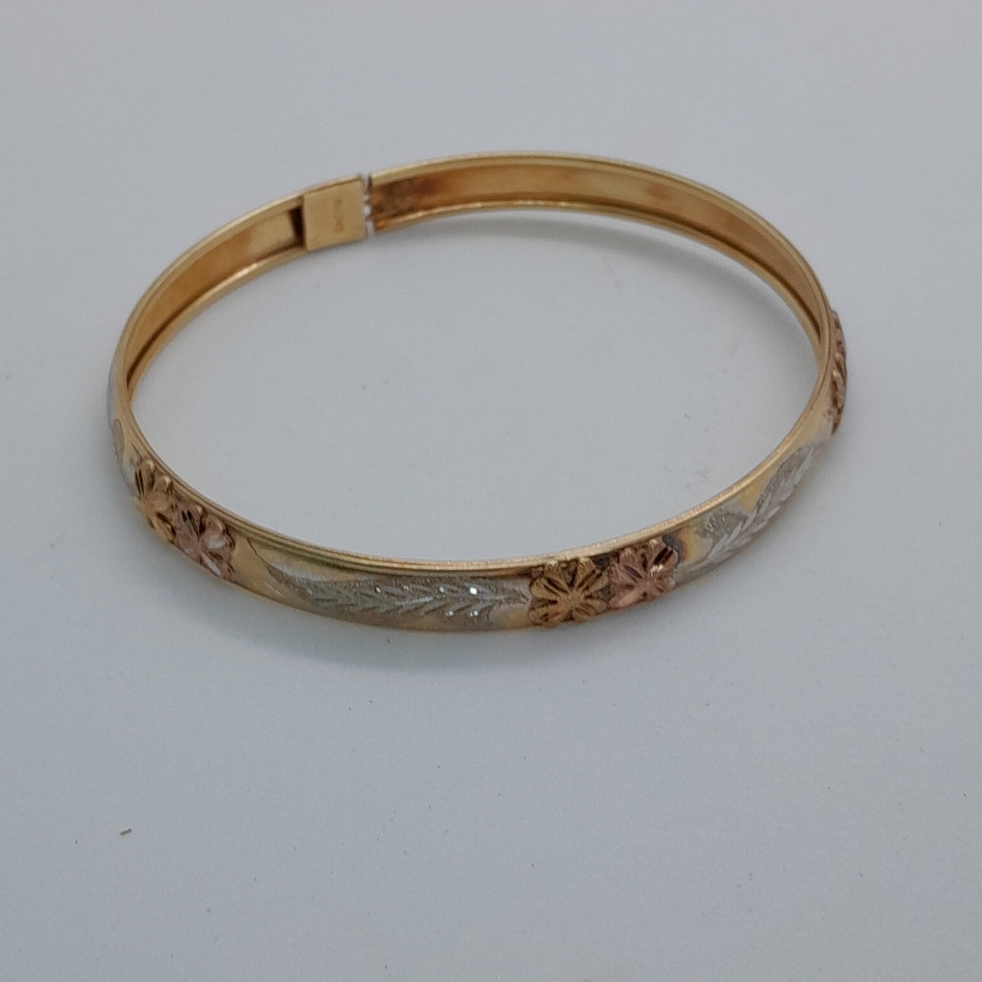 PULSERA RIGIDA ORO 14 K 8,40 GRMS (SEMINUEVO)