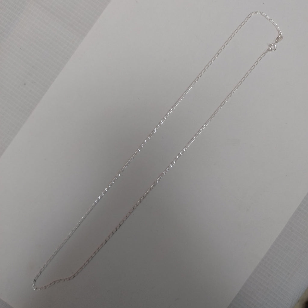 CADENA TEJIDO ESLABONES PLATA .925 60 CM 3.2 GR (NUEVO)