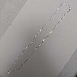 CADENA TEJIDO ESLABONES PLATA .925 60 CM 3.2 GR (NUEVO)