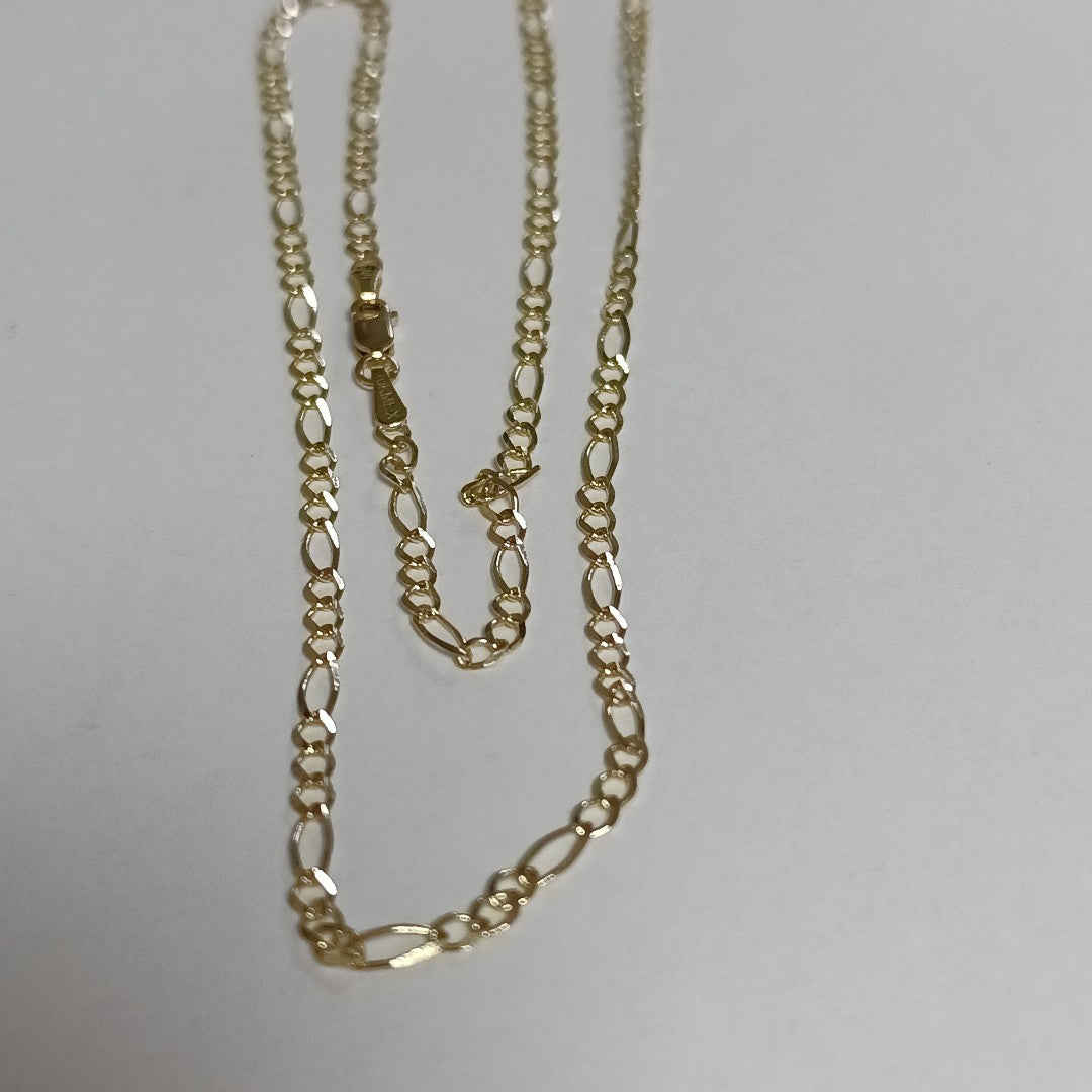 CADENAS TEJIDO 3X1 ORO 10K 50 CM 3.9 GR (NUEVO)