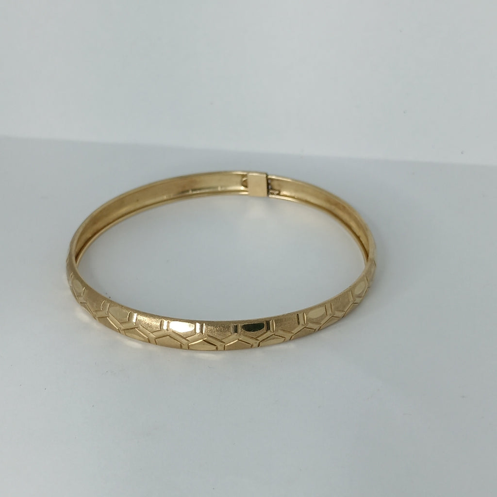PULSERA RIGIDA ORO 14 K 6.9 GRMS (SEMINUEVO)