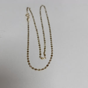 CADENAS TEJIDO GUCHI ORO 10K 40 A 45 CM 1.4 GR (NUEVO)