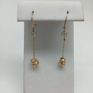 ARETES PAR ORO 10 K 1.4 GRMS (SEMINUEVO)