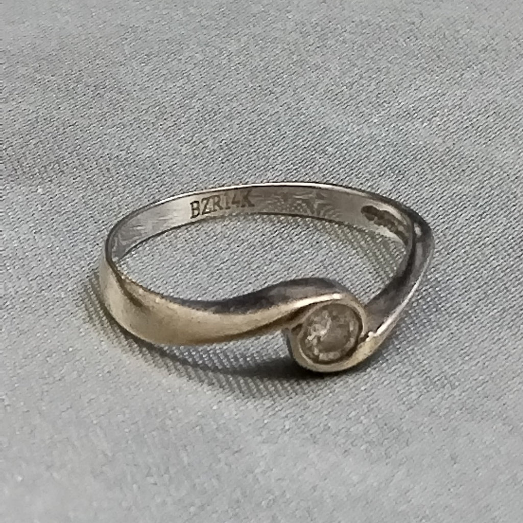 SOLITARIO ORO BLANCO 14 K 1,70 GRMS (SEMINUEVO)
