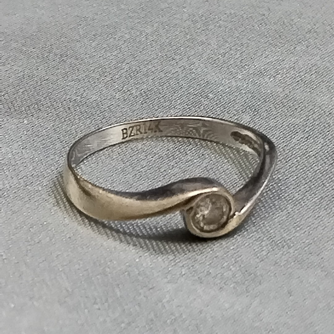 SOLITARIO ORO BLANCO 14 K 1,70 GRMS (SEMINUEVO)