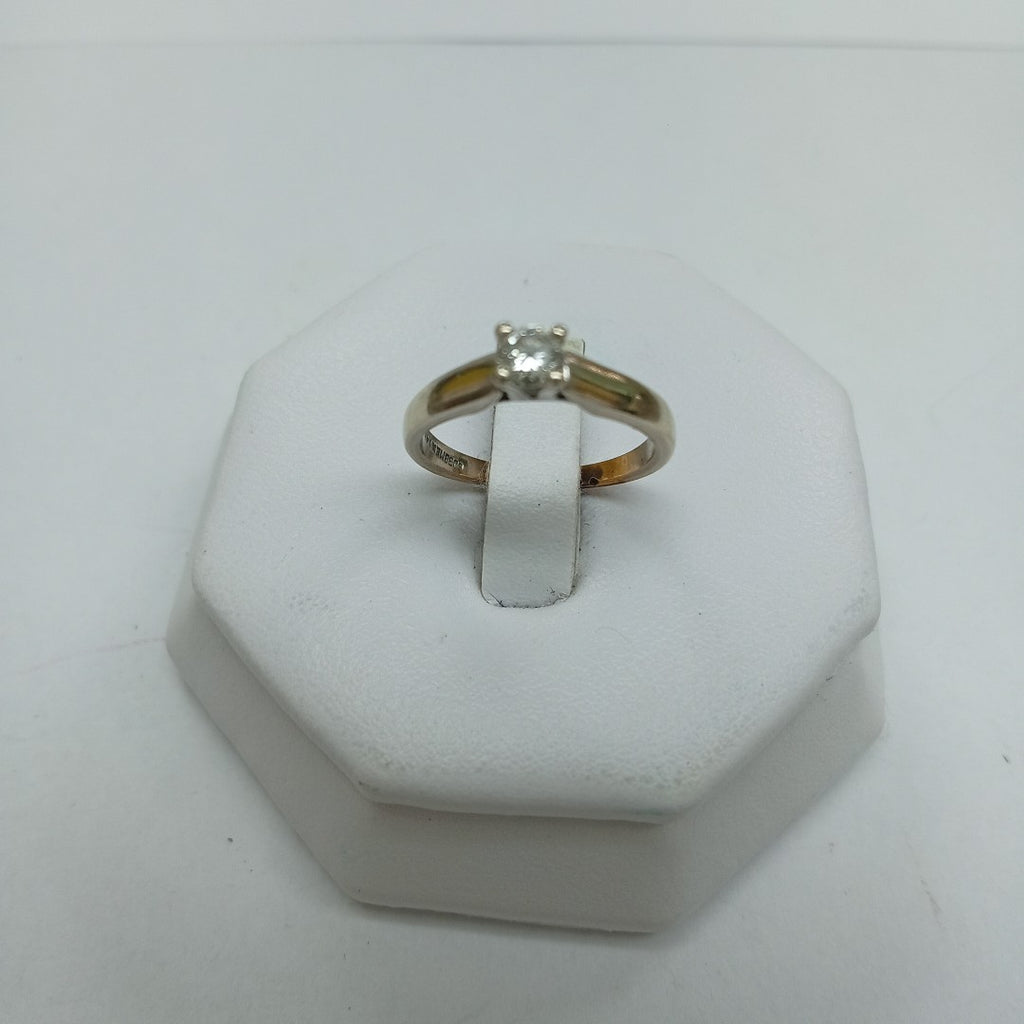 SOLITARIO ORO 14 K 2.8 GRMS (SEMINUEVO)