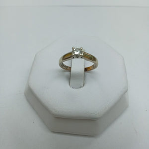 SOLITARIO ORO 14 K 2.8 GRMS (SEMINUEVO)