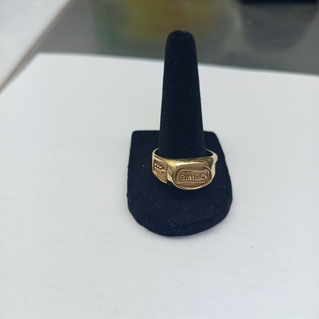 ANILLO CONMEMORATIVO ORO 14 K 12.8 GRMS (SEMINUEVO)