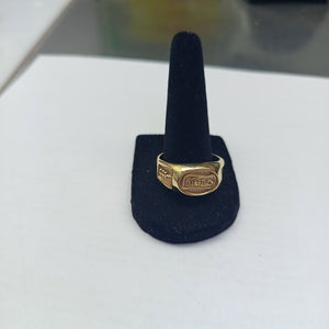 ANILLO CONMEMORATIVO ORO 14 K 12.8 GRMS (SEMINUEVO)