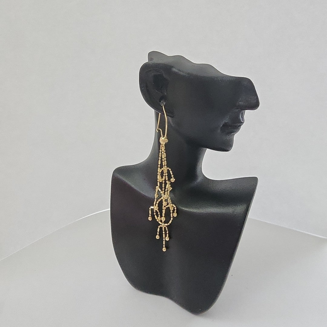 ARETES PAR ORO 14 K 2,80 GRMS (SEMINUEVO)