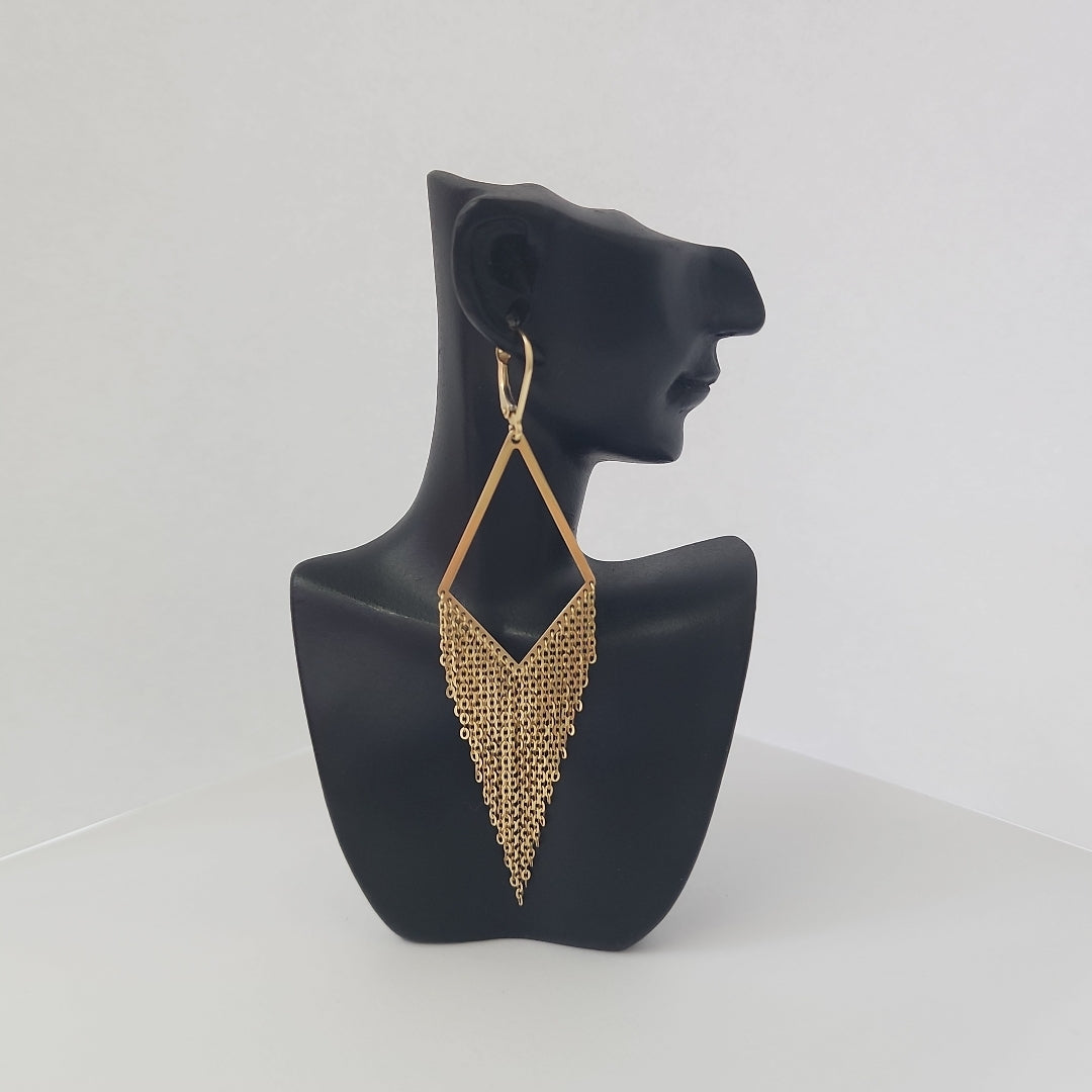 ARETES PAR ORO 14 K 4,90 GRMS (SEMINUEVO)