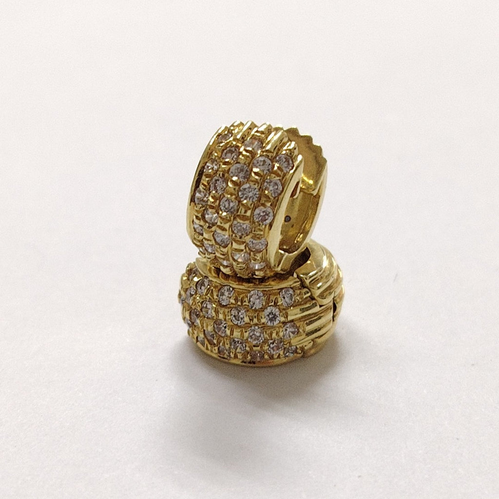 ARETES PAR ORO 18 K 9.3 GRMS (SEMINUEVO)
