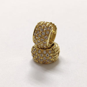 ARETES PAR ORO 18 K 9.3 GRMS (SEMINUEVO)