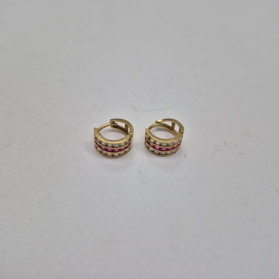 ARRACADAS PAR ORO 14 K 2,00 GRMS (SEMINUEVO)