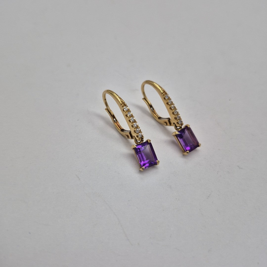 ARETES PAR ORO 14 K 4,30 GRMS (SEMINUEVO)