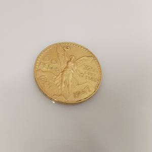 Moneda Centenario Cincuenta Pesos Oro Mexicano 21.6K