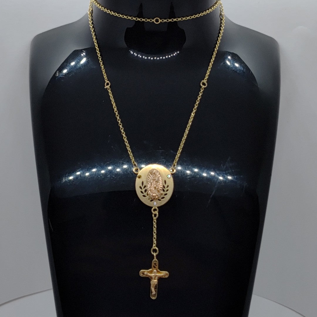 CADENA ORO COMBINADO 14 K 6,00 GRMS (SEMINUEVO)