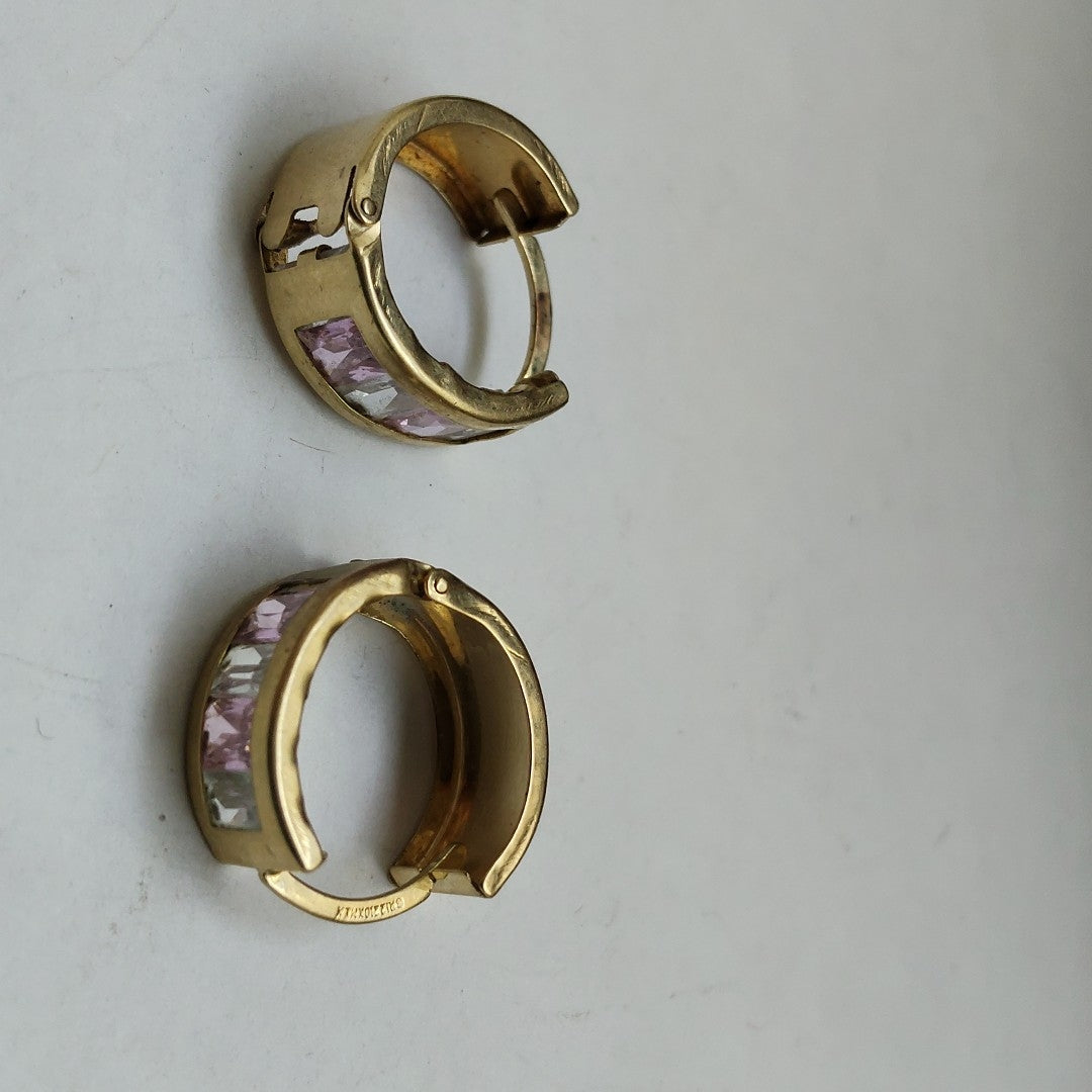 ARRACADAS PAR ORO 10 K 2.6 GRMS (SEMINUEVO)
