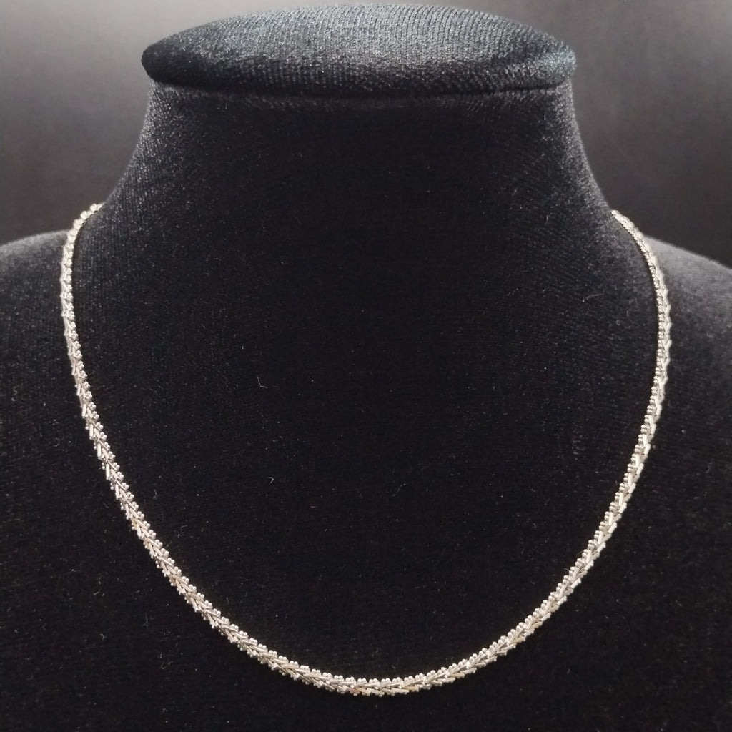 GARGANTILLA ORO,ORO BLANCO 18 K 14,10 GRMS (SEMINUEVO)