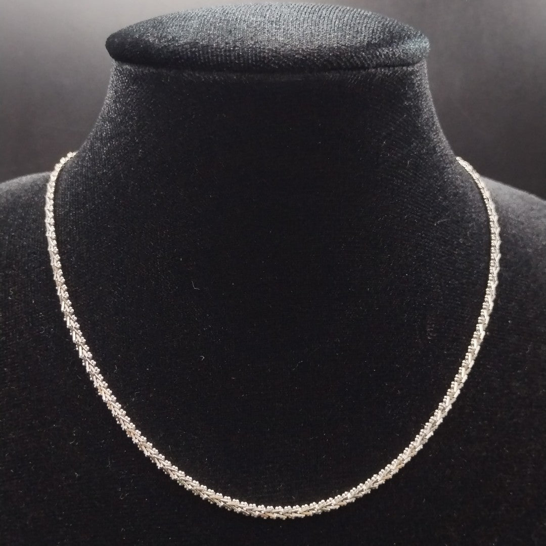 GARGANTILLA ORO,ORO BLANCO 18 K 14,10 GRMS (SEMINUEVO)